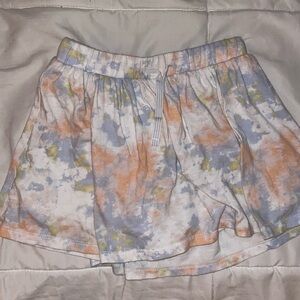 Girls Medium Adult X-Small Tie-Dye Lounge Skort